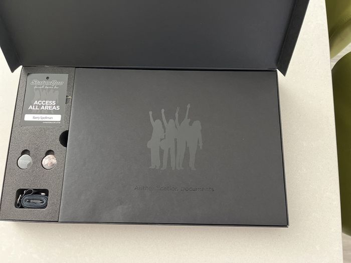 SIGNED:Status Quo - Farewell Frantic Four. Limited edition 91 of 750