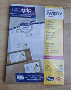 Avery Laser Labels 38.1x21.2mm (Pack of 6500) L7651H
