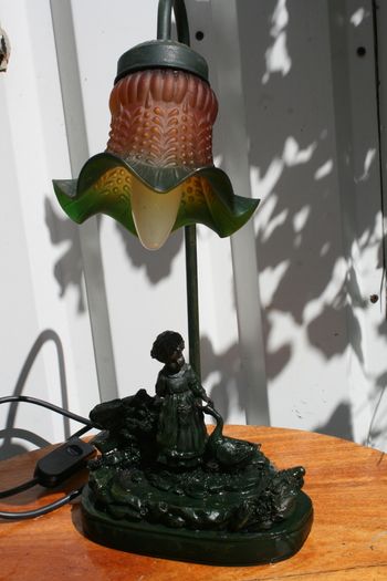 Vintage Table Lamp - 17"