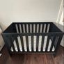 Baby elegance black cot Image 2