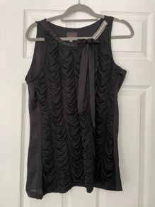 AVOCA Anthology Black Sleeveless Top -Size 14
