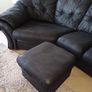 Like new 4 seater 3 seater Lebus Florida couch sofa and footstool Image 4
