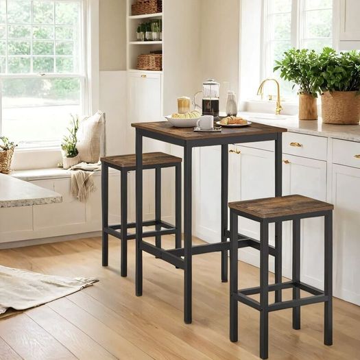 1 x Bar  Dining Table 2 x Bar Stool
