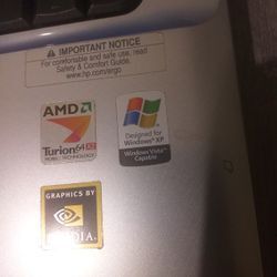 HP Pavilion laptop.