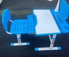 Children Adjustable Study Desk and Chair Set
