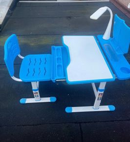 Children Adjustable Study Desk and Chair Set