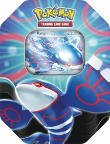 2x Pokemon Kyogre Ex Tin looking for trade for a etb
