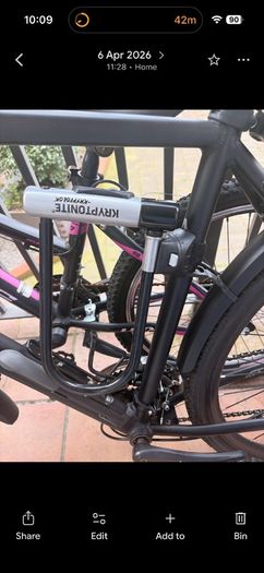 Hiland Hybrid Disc GT+ Commuter Bundle (Large) w/ Kryptonite Lock