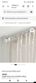 x2 curtain racks