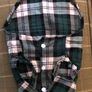 Green check dog shirt Image 3