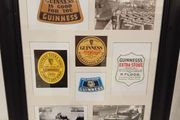 Guinness..framed photos and lables