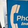 Vintage Phone Inside 30 X 30cm Sign Image 6
