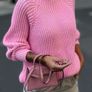 Women's turtleneck long sweater Image 5