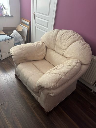 Cream Armchair