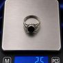 Vintage 925 Sterling Silver Black Onyx Signet Style Ring Image 10