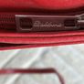 Ladies Red Buckle Style Crossbody Bag Image 4