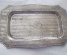 a small antique sterling  silver tray