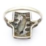 Art Deco Marcasite Sterling Silver Panel Ring Image 3