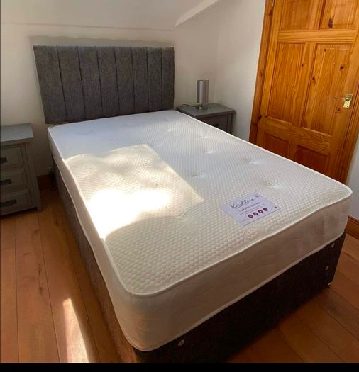 New Single Divan beds. Single tufted memory foam mattress. Drawer storage and multiple designs for Headboard available