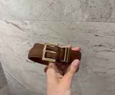 Belt with Gold Buckle