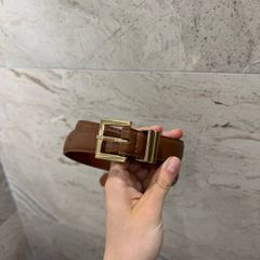 Belt with Gold Buckle
