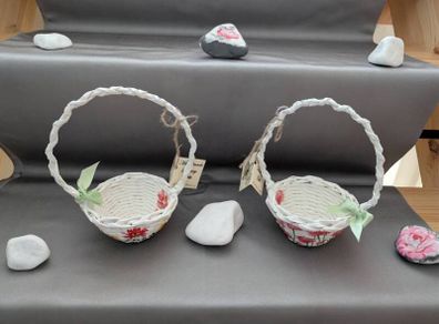 Handmade Newspaper Baskets