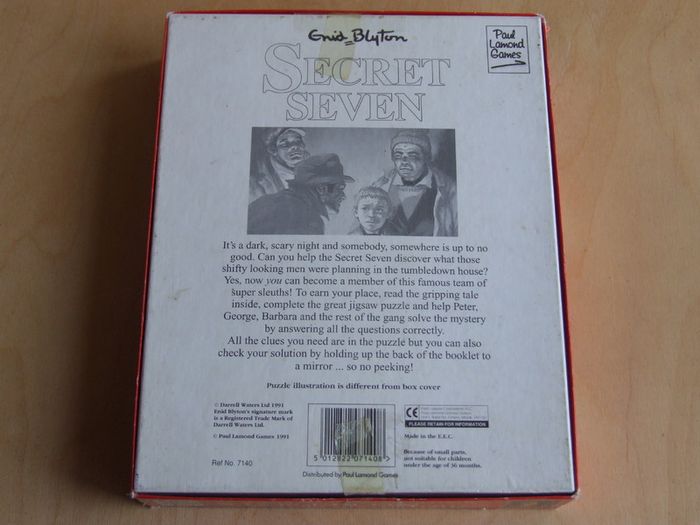 Enid Blyton's Secret Seven on the Trail Mystery 250-piece Jigsaw Puzzle Game