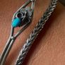 Native American Navajo silver & Turquoise Bracelet Image 8