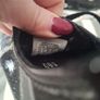 Girls black glitter converse Image 5