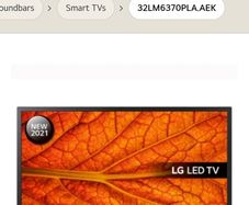 32" Smart lg tv bargin