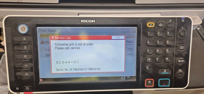 Ricoh MPC3003 Photocopier (Broken)
