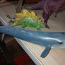 3 Dinosaurs Dino Rider and Blue Whale lot Image 3