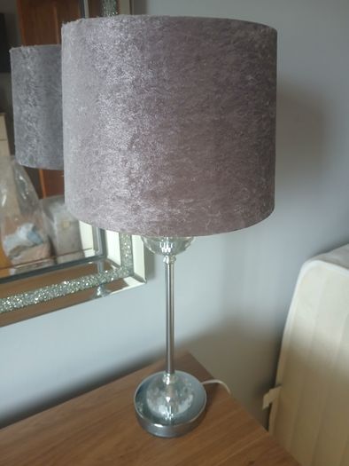 Mirror and lamp