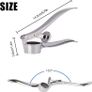 Professional Kitchen Garlic Press, Garlic Mincer Ginger Crusher UK, Peeler Squeezer Heavy Duty Garlic Presser,Garlic Crush, User-Friendly Garlic Chopper, Easy to Clean and Durable Image 2