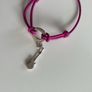 Thomas Sabo Textile Wristlet with Silver Guitar Charm Image 3
