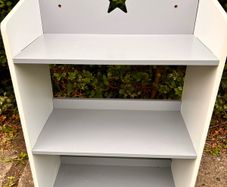 Book shelf Grey white