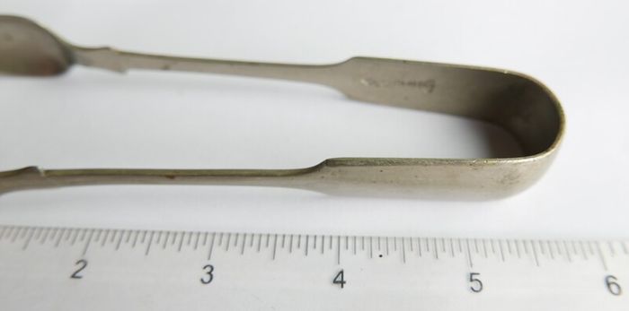 Antique Silver Plated Sugar Tongs