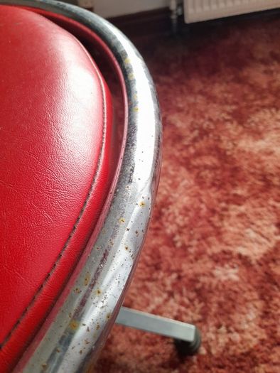 Red Leather Swivel Chair/s