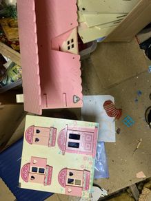 wooden dollshouse