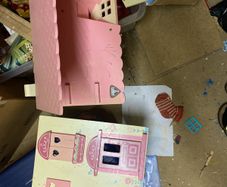 wooden dollshouse