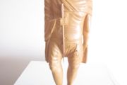 Hand Carved Wooden Mahatma Gandhi Figurine Statue