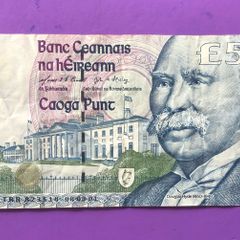 Irish fifty pound note