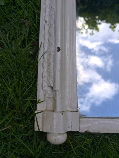 Victorian overmantle mirror