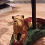 metal Tiger candlestick Image 2