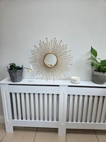 Carolyn Donnelly Eclectic Gold Round Mirror