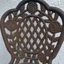 Cast iron garden chair Image 2