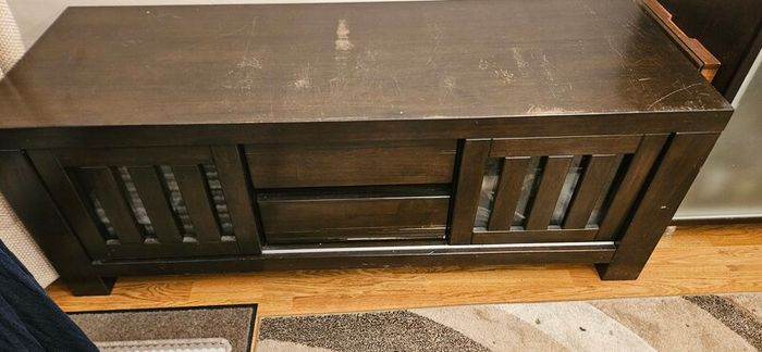 Cabinet and table with drawers
