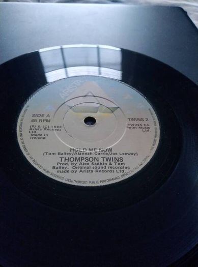 THOMPSON TWINS 7" vinyl single Hold Me Now