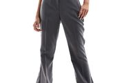 Vero Moda dark grey tailored trousers brand new size 36