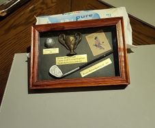 Golf diorama